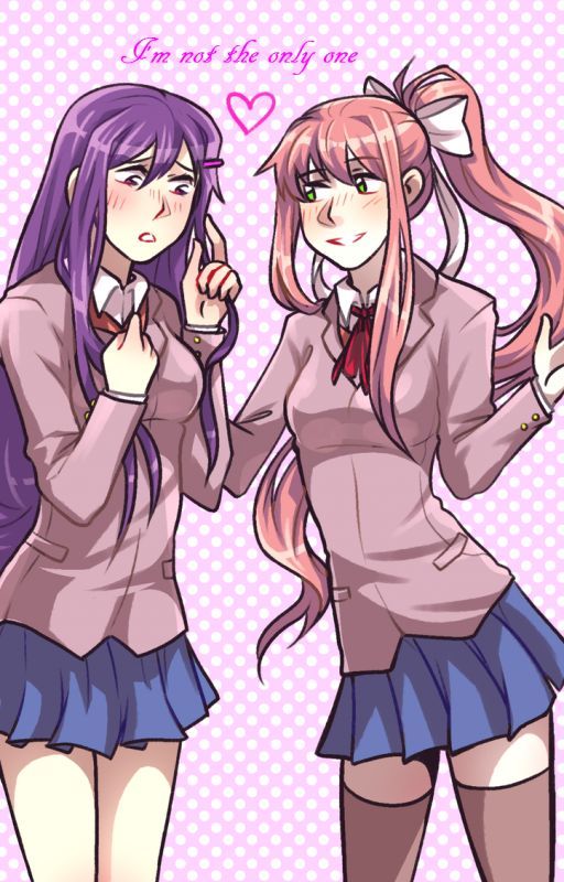 I'm not the only one || DDLC Monika x Yuri fanfiction by jay_smth