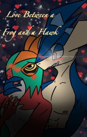 Love Between A Frog And A Hawk by Shadowswirlp