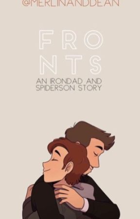 Fronts//Peter Parker and Irondad by spiderbby