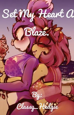 Set My Heart A Blaze. (Amy Rose X Blaze the Cat) by akira__lee