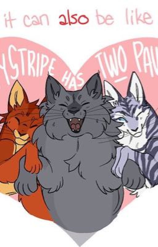 Fireheart x Graystripe x Silverstream by storm_blaze