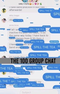 the 100 group chat  cover