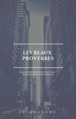 Les beaux proverbes cover