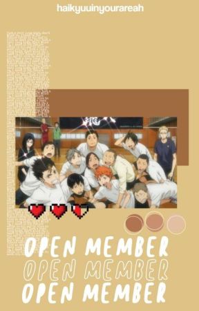 ❝ open member. [closed!] by haikyuuinyourareah