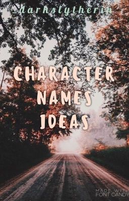 Character Names Ideas cover