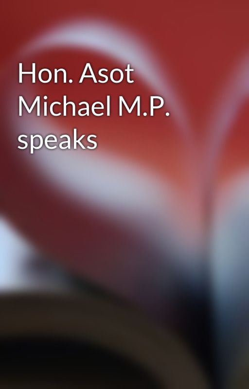 Hon. Asot Michael M.P. speaks by donnysteffen