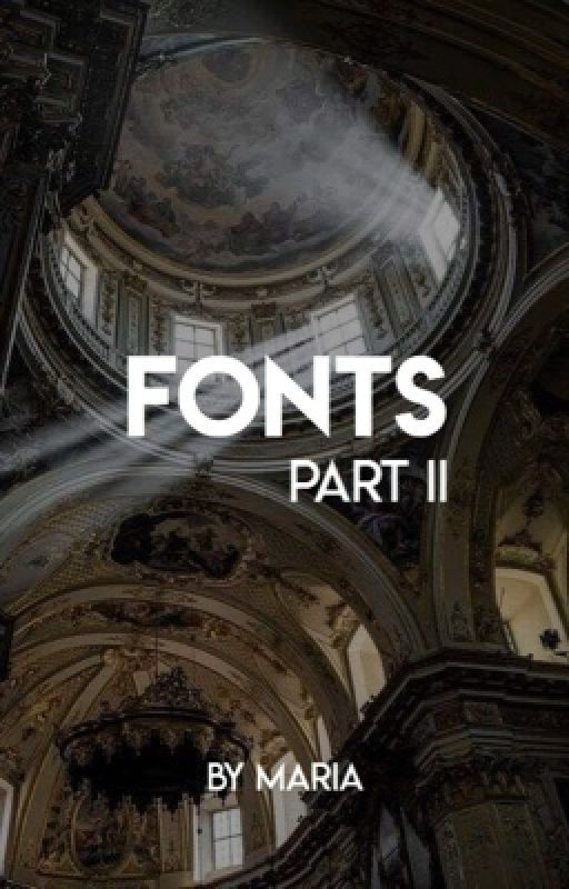 FONTS (II) by -mirackles