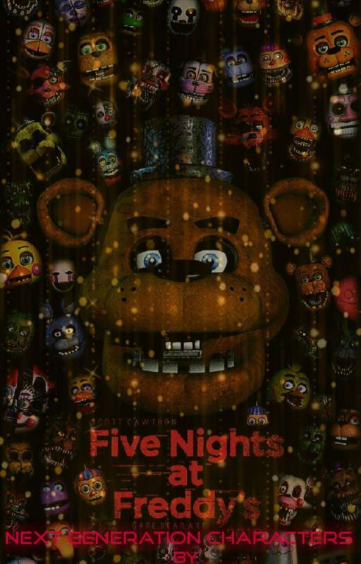 FNAF: The Next Generation Characters by A_Lil_Kat2002