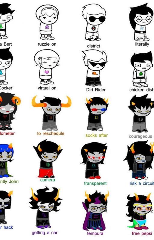 Homestuck boyfriend/Girlfriend scenarios by Doobasgirl