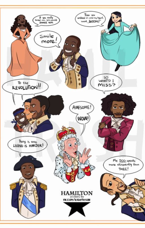 Hamilton Reacts to Hamilton Ships  by ScalyFrogBuddy