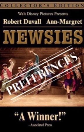 Newsies Preferences by gingeraesthetics