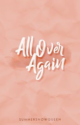 All Over Again cover