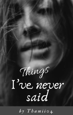 Things I've never said  cover