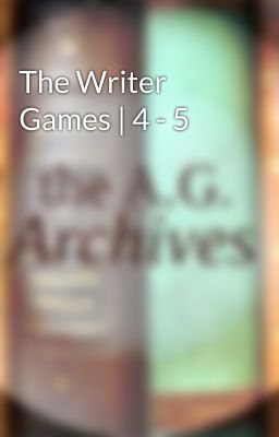 The Writer Games | 4 - 5 cover