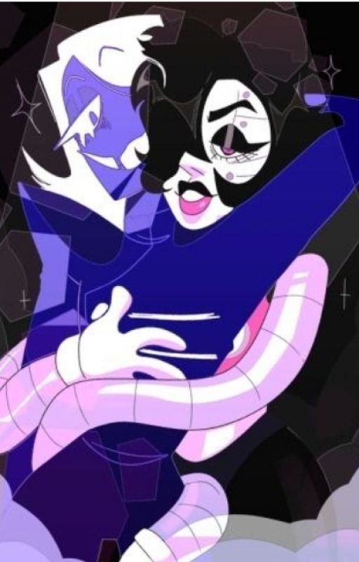 From the sky| deltarune rouxls kaard x mettaton by TheLonelyWrighter