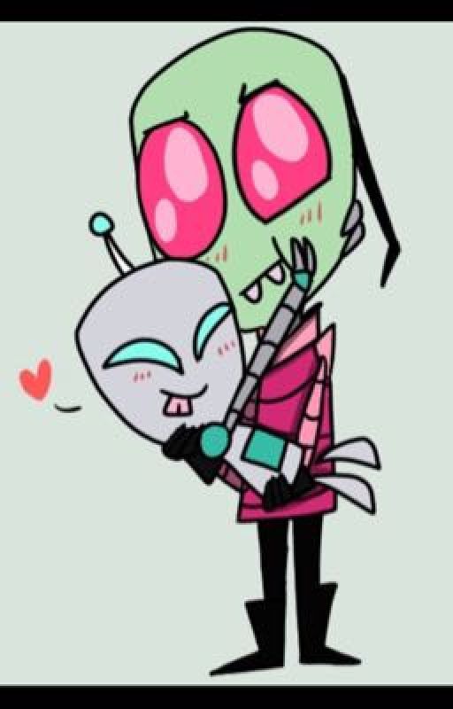 I love you stupid 💚💙 Invader Zim and GIR (PLATONIC, DO NOT SHIP THEM) by wandertastic