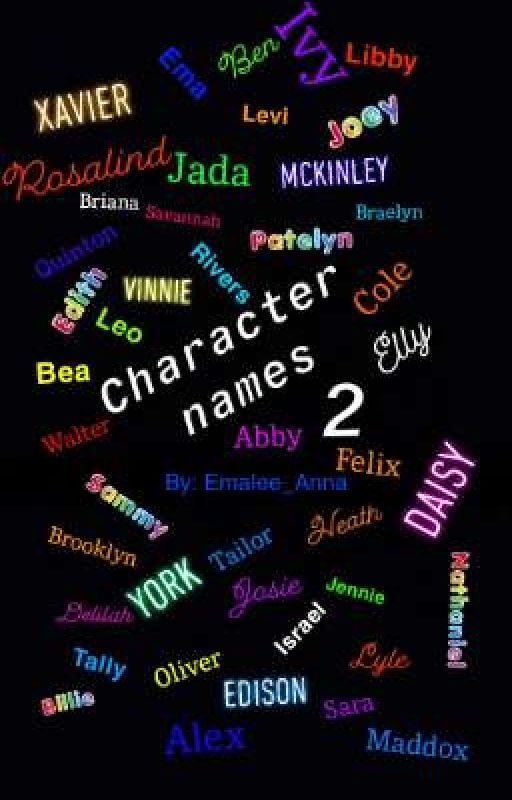 Character Names Two by Emalee_Anna