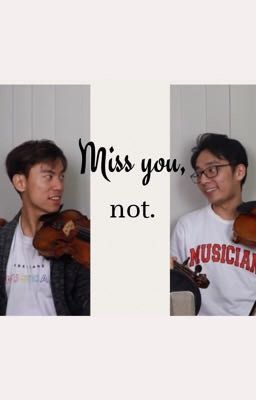 Miss you, not. cover