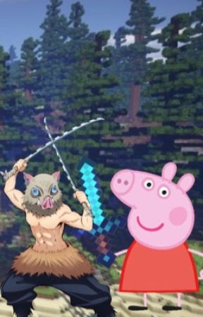 peppa vs inosuke [battle of the pigs] by mikvsas