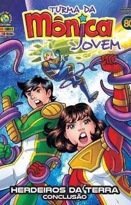 Turma da Mônica jovem - ed.84 Herdeiros da Terra Parte 2 cover