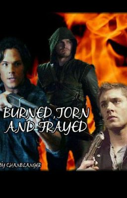 Burned, torn and frayed cover