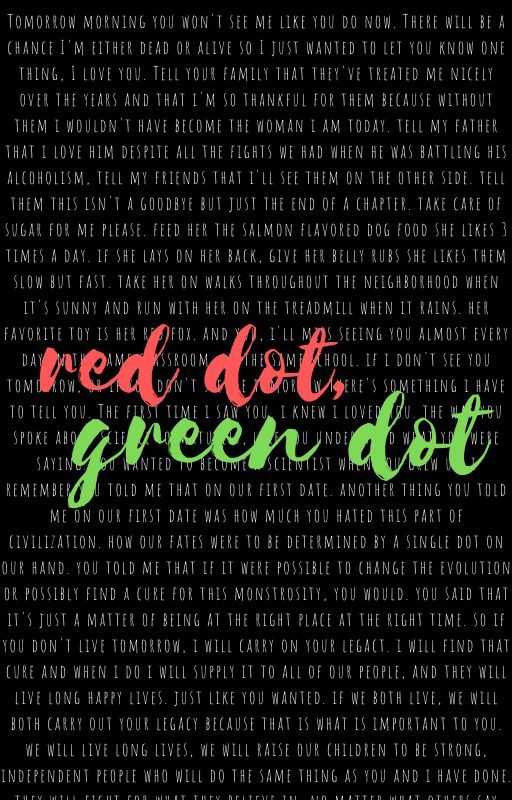 Red Dot, Green Dot by alwaysinspirednoy