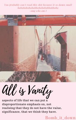 All is Vanity ~Percabeth cover