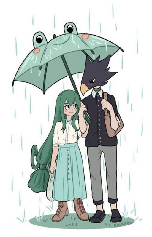 The Frog and the Bird(Tsutoko (fluff, MHA) by Nightcores_Aiko