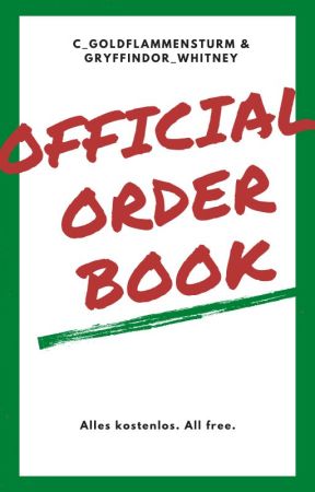 Official order book by BlaettermondVerlag