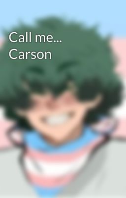 Call me... Carson cover