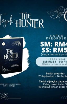 Pre-order Novel The Hunter (C)  cover