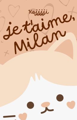 Je t'aime, Milan cover