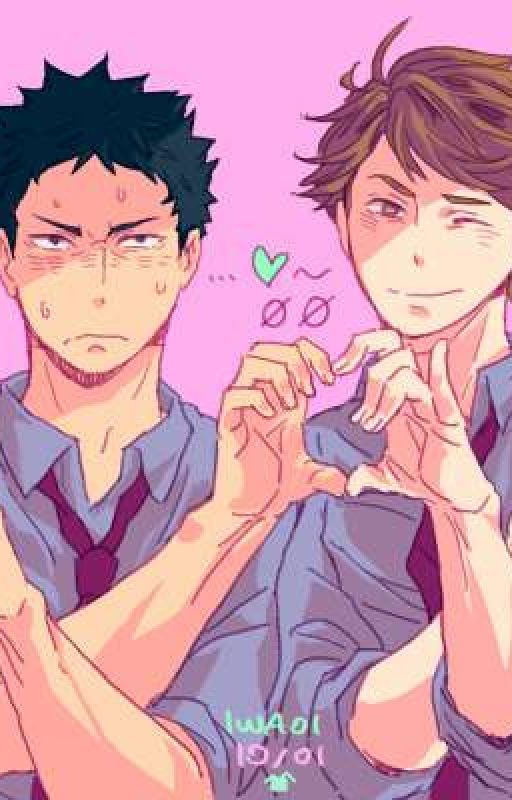 iwaoi fluff by RosebudUwU2