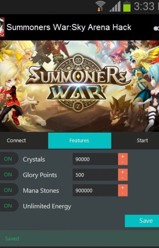 Summoners War Sky Arena Hack by Tony888