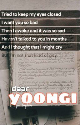 「Dear Yoongi 」ᴘᴇʀ ᴛʀᴀɴsʟᴀᴛɪᴏɴ' cover