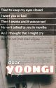 「Dear Yoongi 」ᴘᴇʀ ᴛʀᴀɴsʟᴀᴛɪᴏɴ' by MinDowney