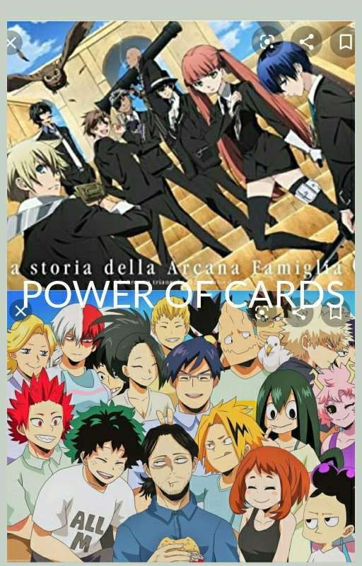 POWER OF CARDS  BNHA x La storia della Arcana Famiglia by DaisyStar515