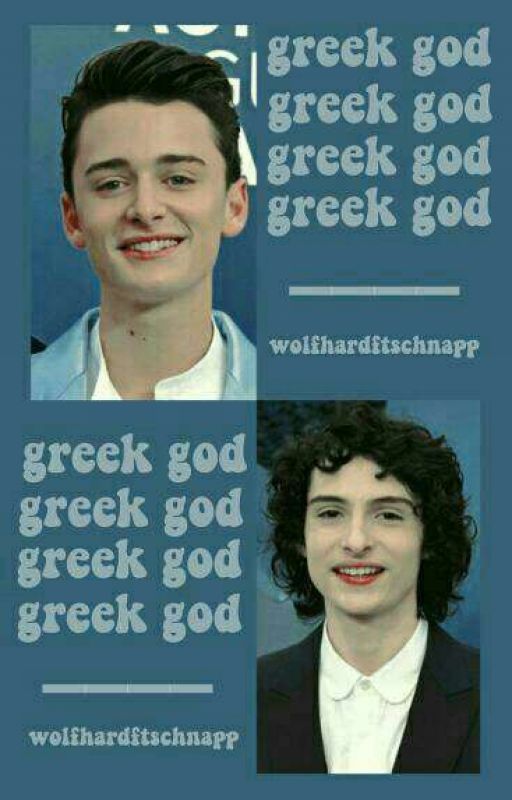 ❝ Greek God ❞  ☁ Noah Schnapp, Finn Wolfhard by wolfhardftschnapp