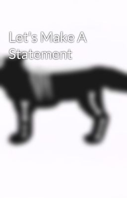 Let's Make A Statement cover