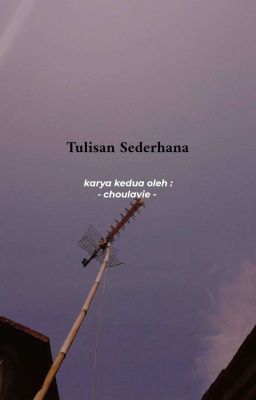 Tulisan Sederhana cover