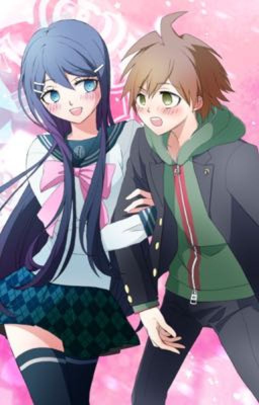 Watching from the future | Naezono Sayaka Maizono X Makoto Naegi  by sirhacksalot16