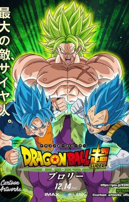 Dragon Ball Super Broly movie x Male Saiyan OC cover