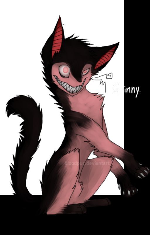 Grinny Cat Origin by crazykittenzuwu