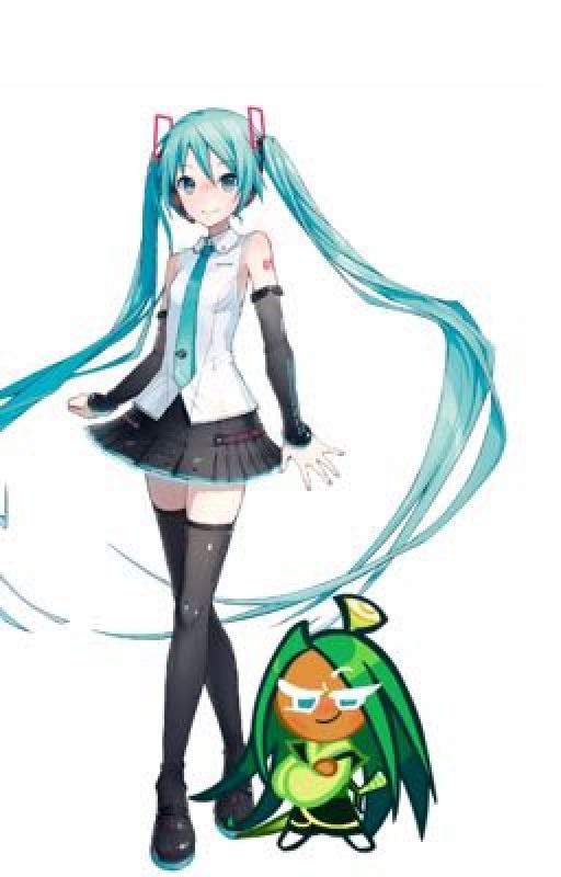 Hastune miku x leek cookie,  by kokochiouma