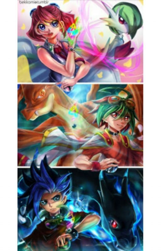 Pokemon Xyz and Yu-Gi-Oh Arc V by Rainbow_Yuzu