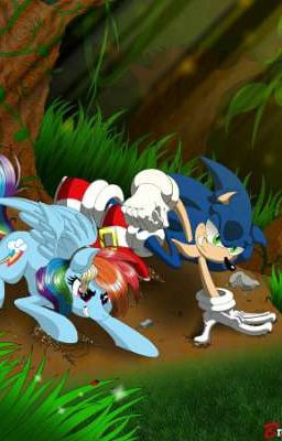 Sonic X Rainbow Dash Love Story cover