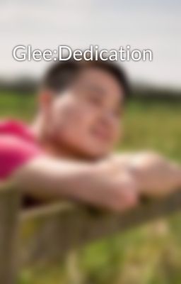 Glee:Dedication cover