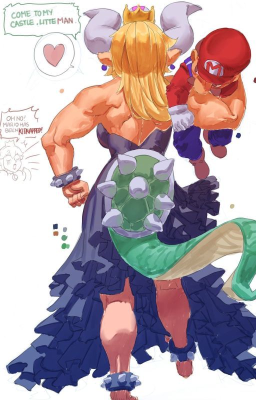 Us and the world (Bowsette x Mario ONE SHOT FIC) by Randaluvsxx