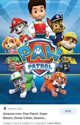 Paw patrol:The love story cover