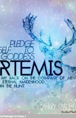 Percy Jackson , hunter of Artemis . cover